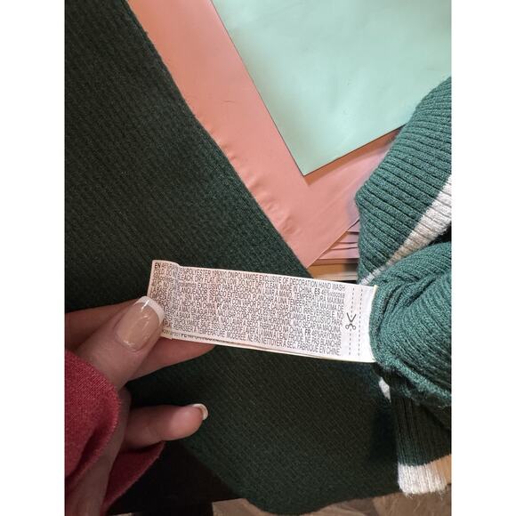 Bongo Forever 21 Green Ivory Cropped Cardigan/Cami Set S/M Y2K Academia Teddy - Picture 10 of 10